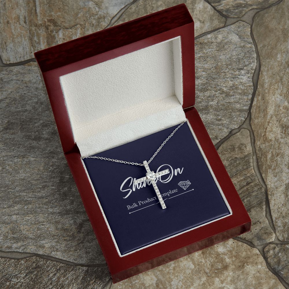 CZ CROSS NECKLACE GIFT SET - ON CLOUD NINE GIFTS