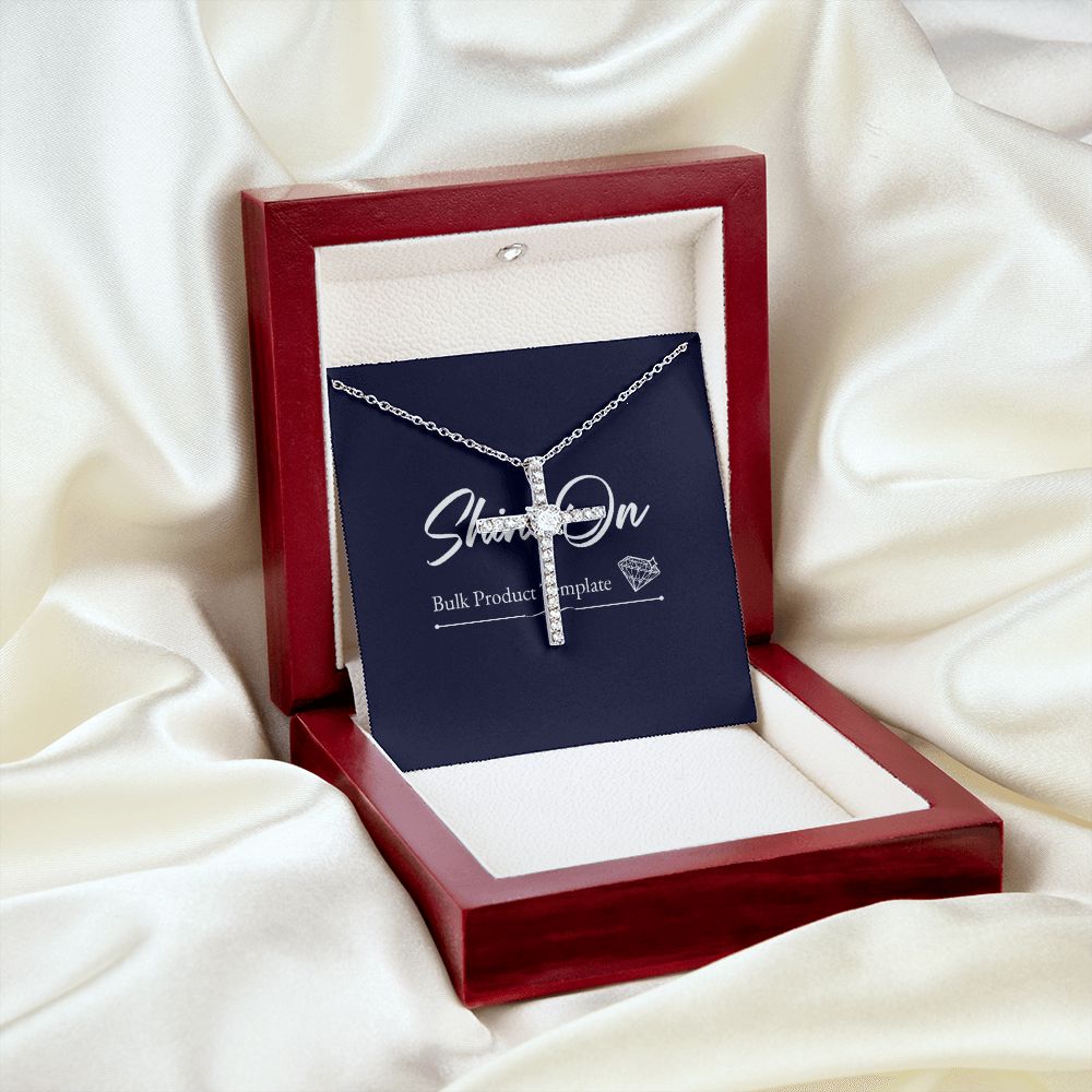 CZ CROSS NECKLACE GIFT SET - ON CLOUD NINE GIFTS