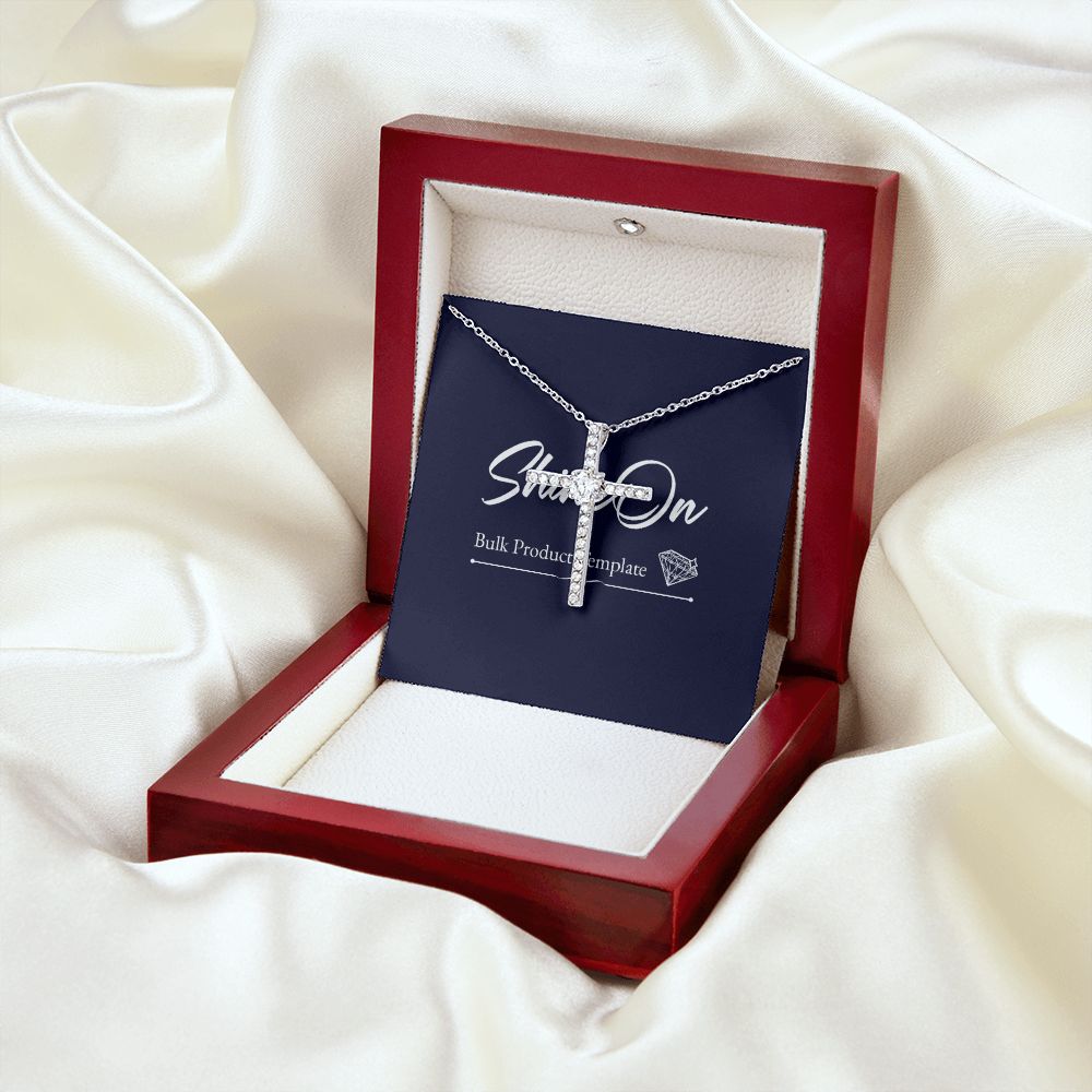 CZ CROSS NECKLACE GIFT SET - ON CLOUD NINE GIFTS