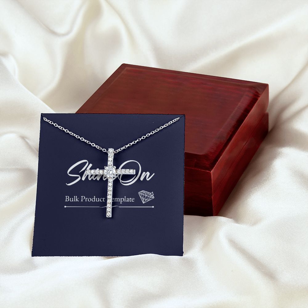 CZ CROSS NECKLACE GIFT SET - ON CLOUD NINE GIFTS