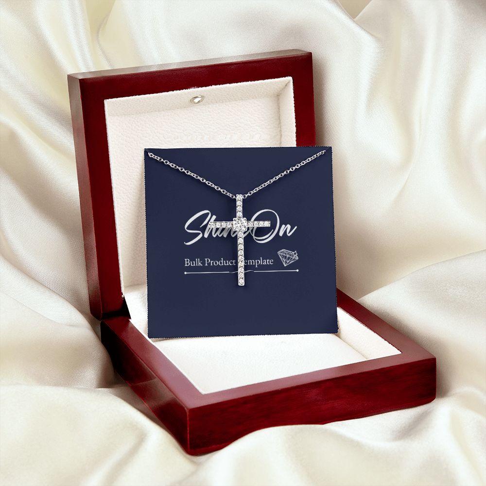 CZ CROSS NECKLACE GIFT SET - ON CLOUD NINE GIFTS