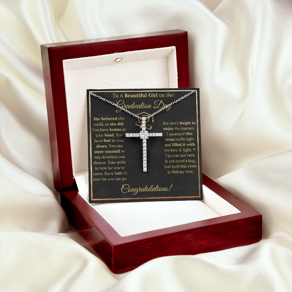 GRADUATION DAY CROSS NECKLACE GIFT SET - ON CLOUD NINE GIFTS