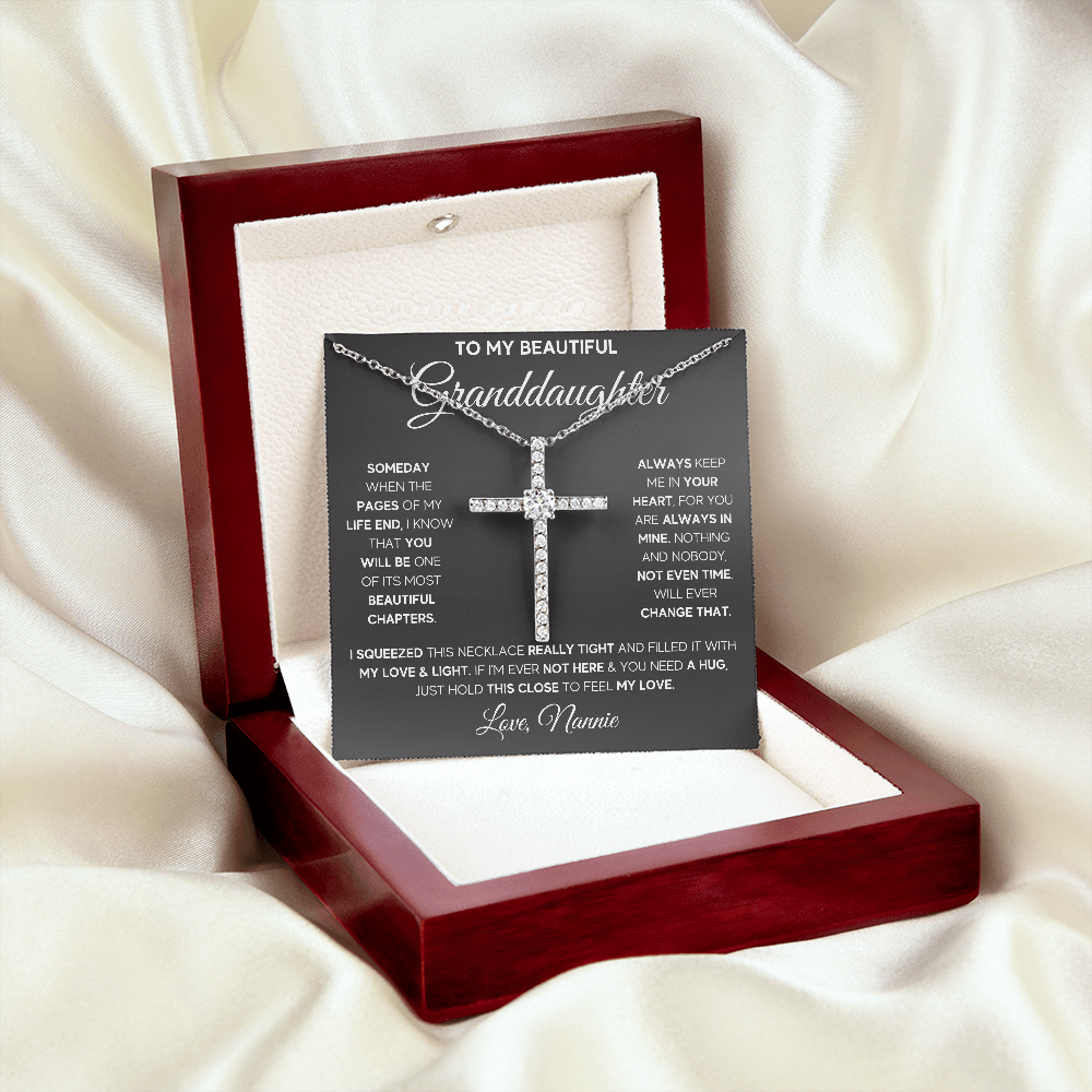 TO MY BEAUTIFUL GRANDDAUGHTER - LOVE, NANNIE - ON CLOUD NINE GIFTS
