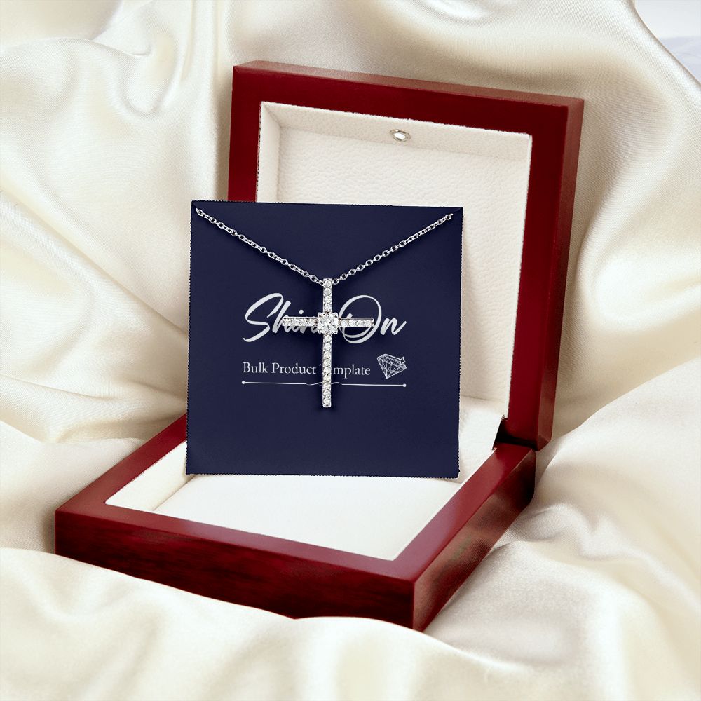 CZ CROSS NECKLACE GIFT SET - ON CLOUD NINE GIFTS