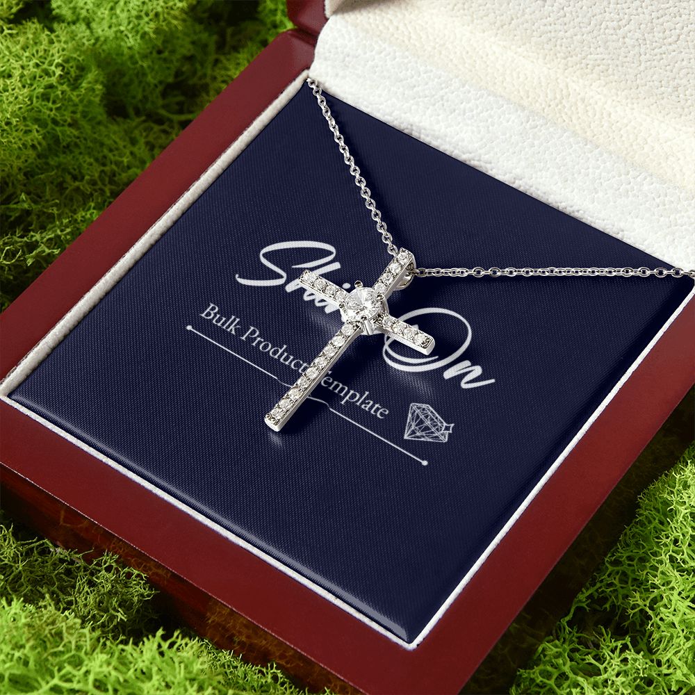 CZ CROSS NECKLACE GIFT SET - ON CLOUD NINE GIFTS