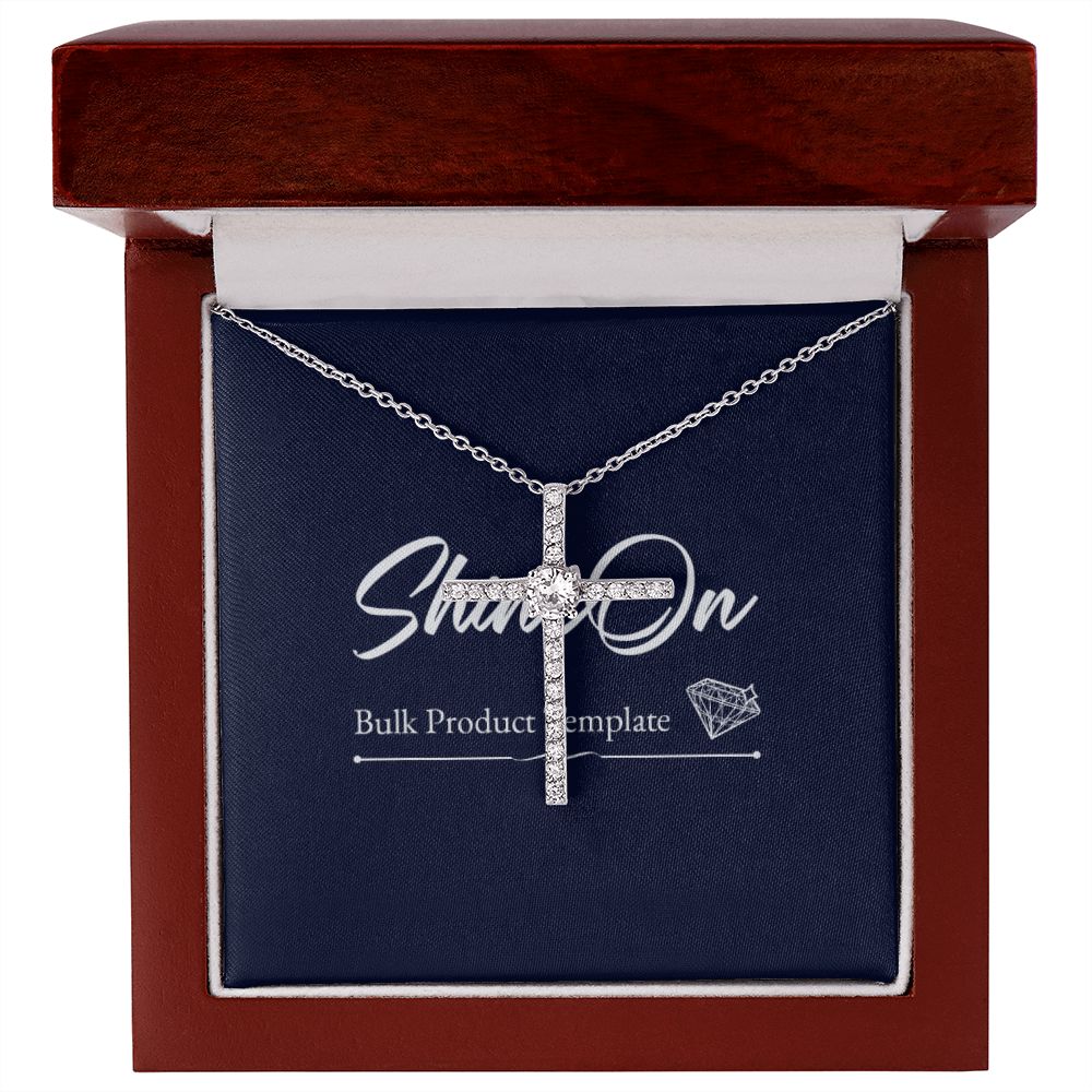 CZ CROSS NECKLACE GIFT SET - ON CLOUD NINE GIFTS
