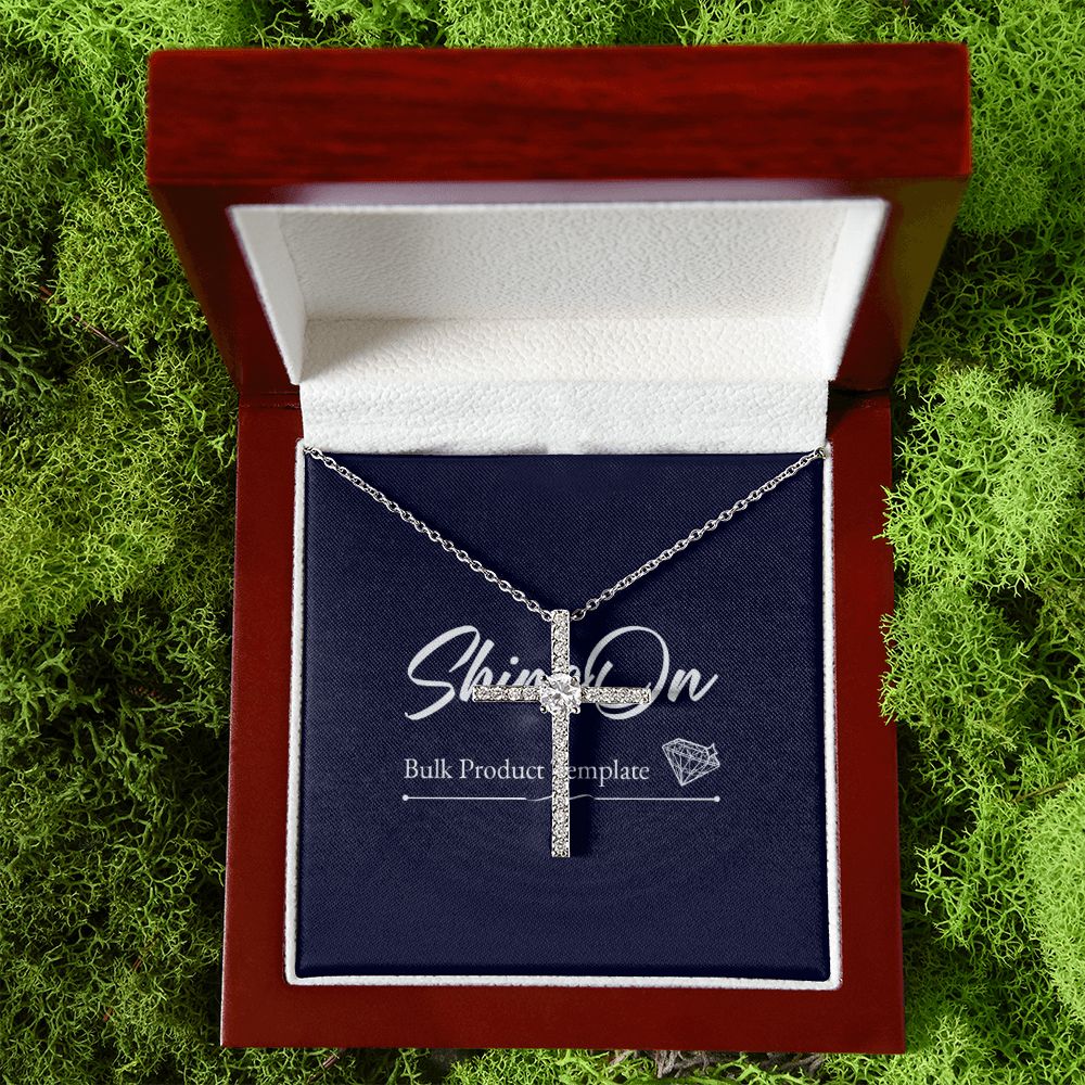 CZ CROSS NECKLACE GIFT SET - ON CLOUD NINE GIFTS