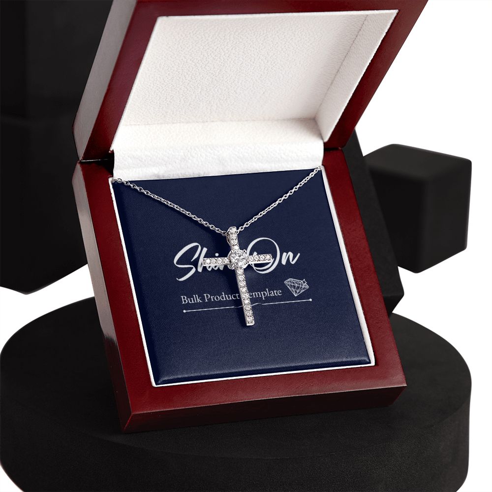 CZ CROSS NECKLACE GIFT SET - ON CLOUD NINE GIFTS