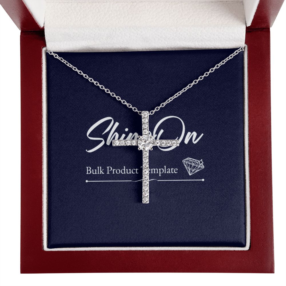 CZ CROSS NECKLACE GIFT SET - ON CLOUD NINE GIFTS