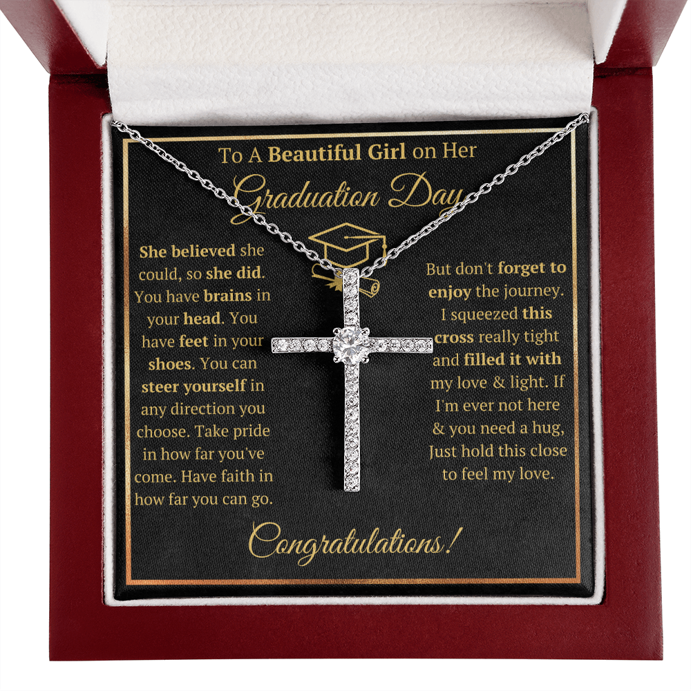 College graduation gifts for her female mba graduation presents for daughter class of 2022 jewelry pendant with message card and gift box - ON CLOUD NINE GIFTS