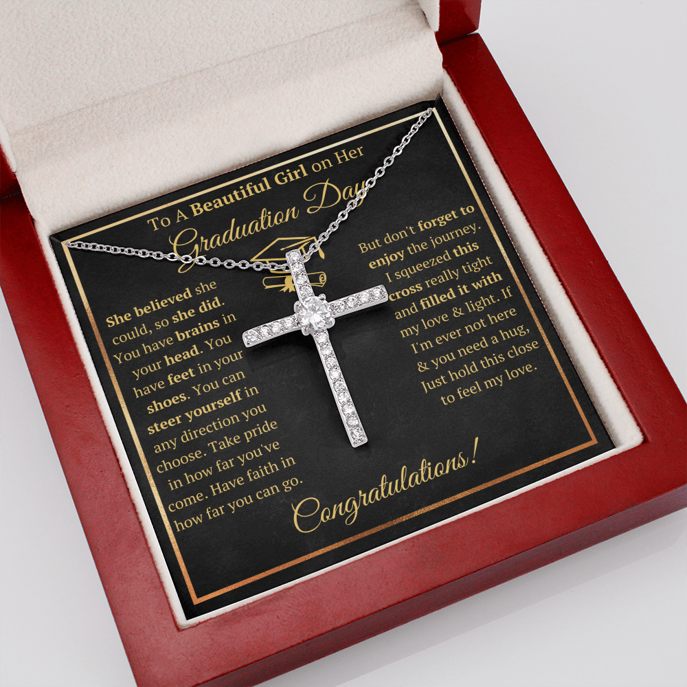 College graduation gifts for her female mba graduation presents for daughter class of 2022 jewelry pendant with message card and gift box - ON CLOUD NINE GIFTS