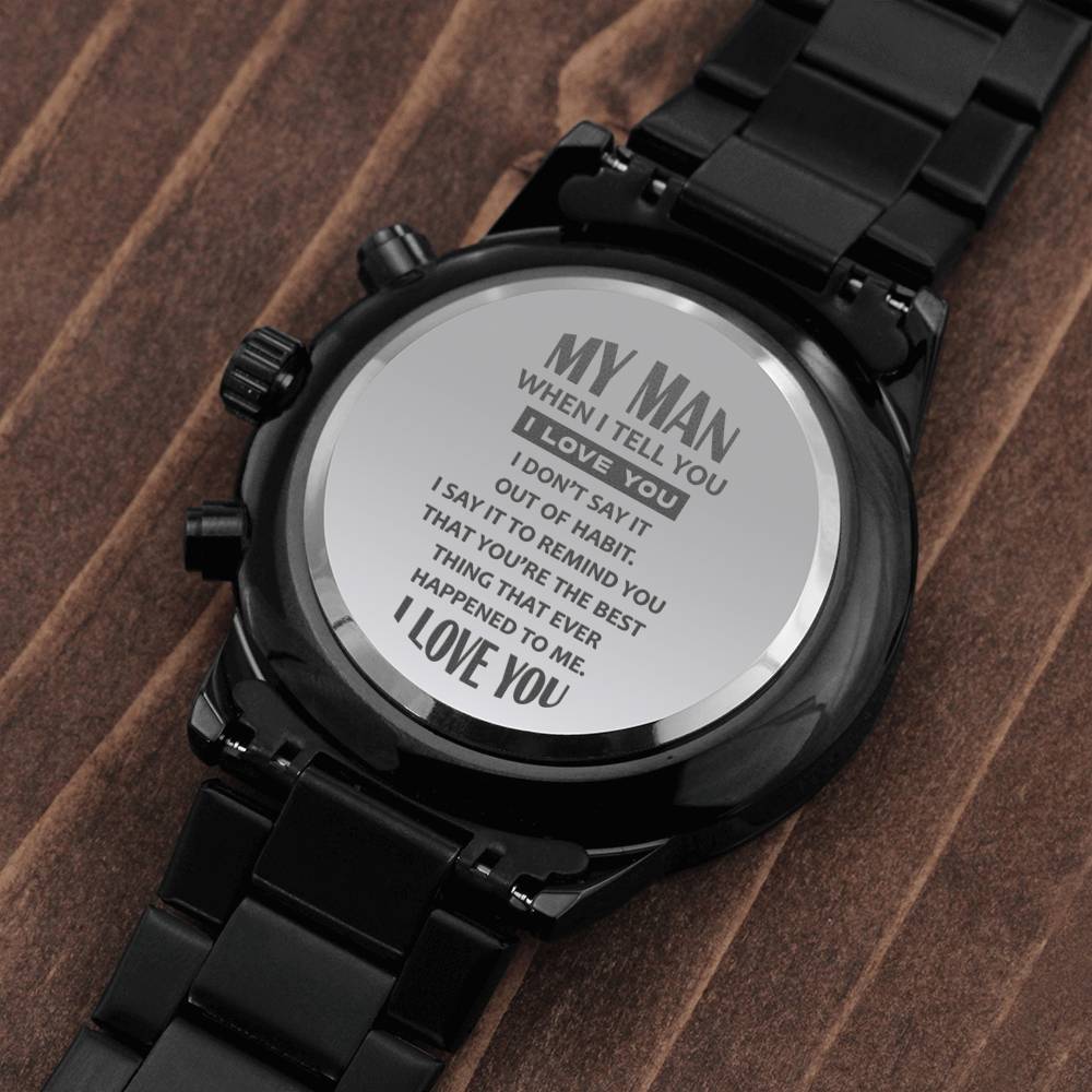 TO MY MAN HABIT WATCH GIFT SET - ON CLOUD NINE GIFTS