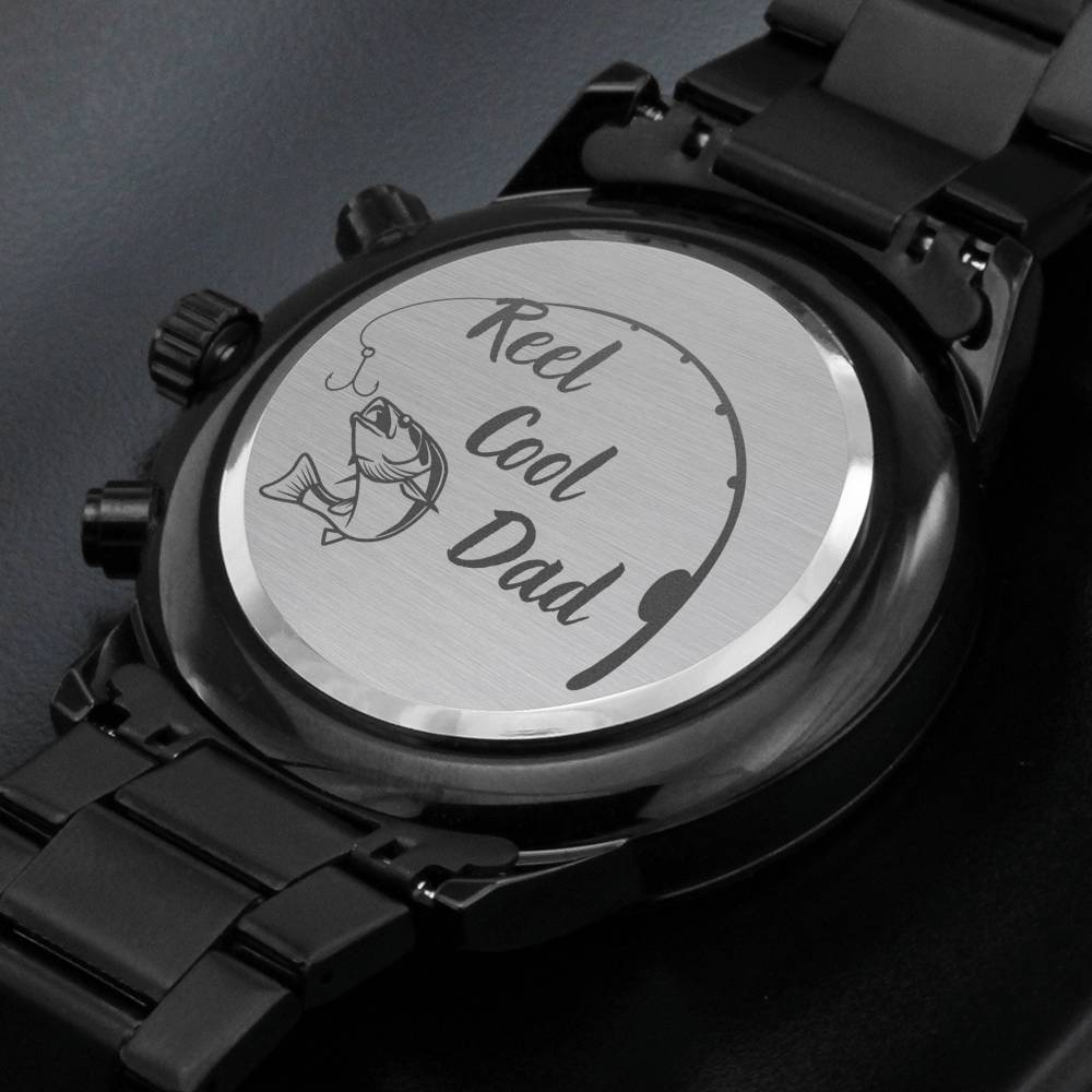 REEL COOL DAD ENGRAVED WATCH GIFT SET - ON CLOUD NINE GIFTS