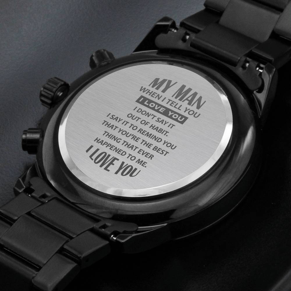 TO MY MAN HABIT WATCH GIFT SET - ON CLOUD NINE GIFTS