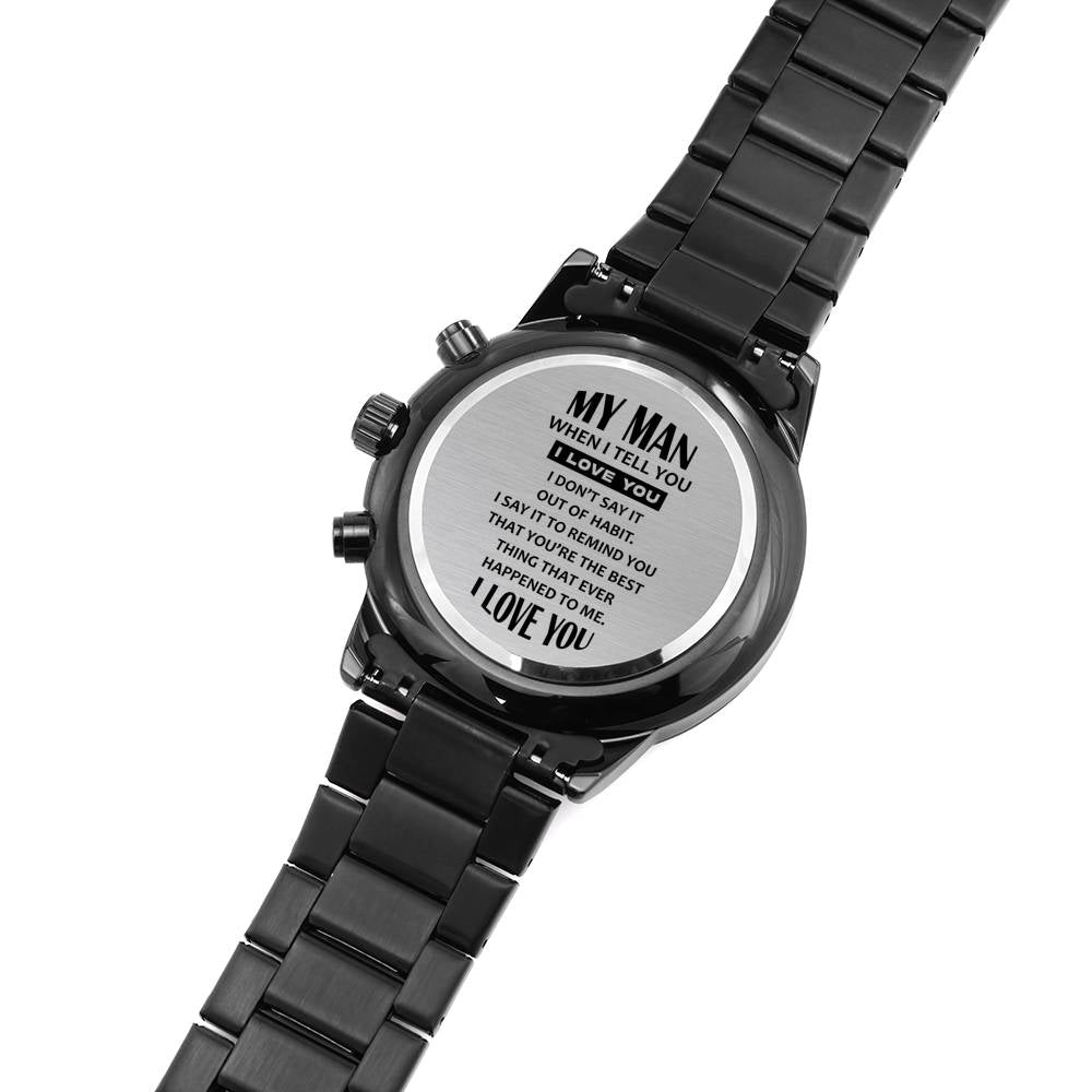 TO MY MAN HABIT WATCH GIFT SET - ON CLOUD NINE GIFTS