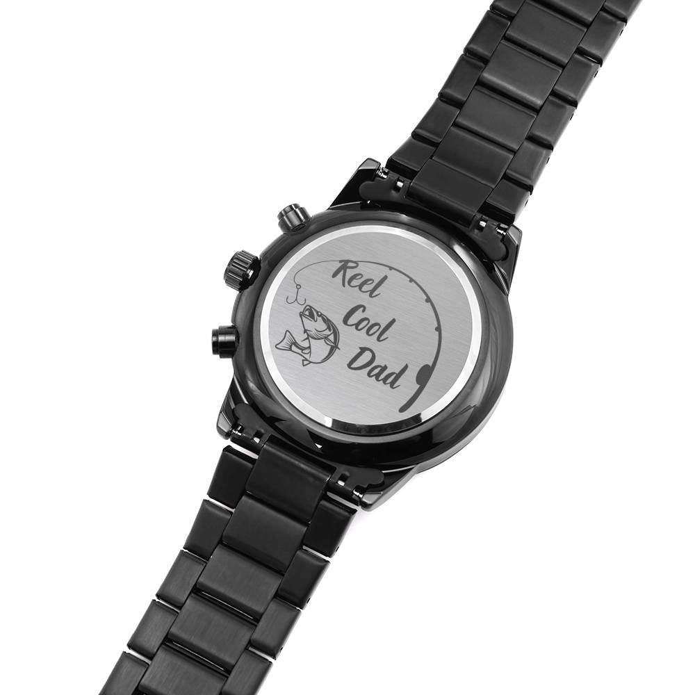 REEL COOL DAD ENGRAVED WATCH GIFT SET - ON CLOUD NINE GIFTS