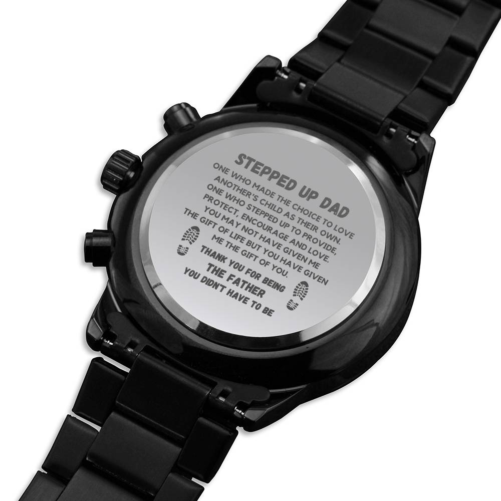 STEPPED UP DAD GIFT OF YOU ENGRAVED WATCH GIFT SET - ON CLOUD NINE GIFTS