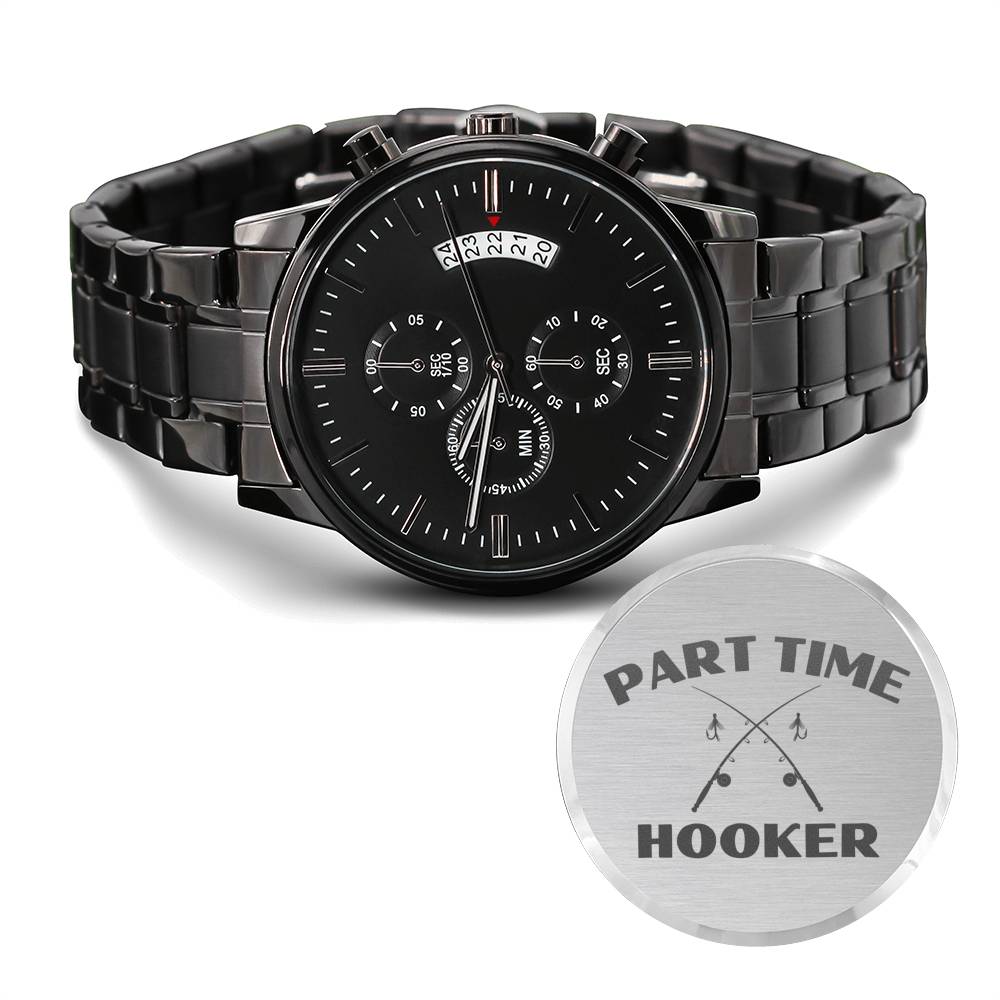 PART TIME HOOKER ENGRAVED WATCH GIFT SET - ON CLOUD NINE GIFTS