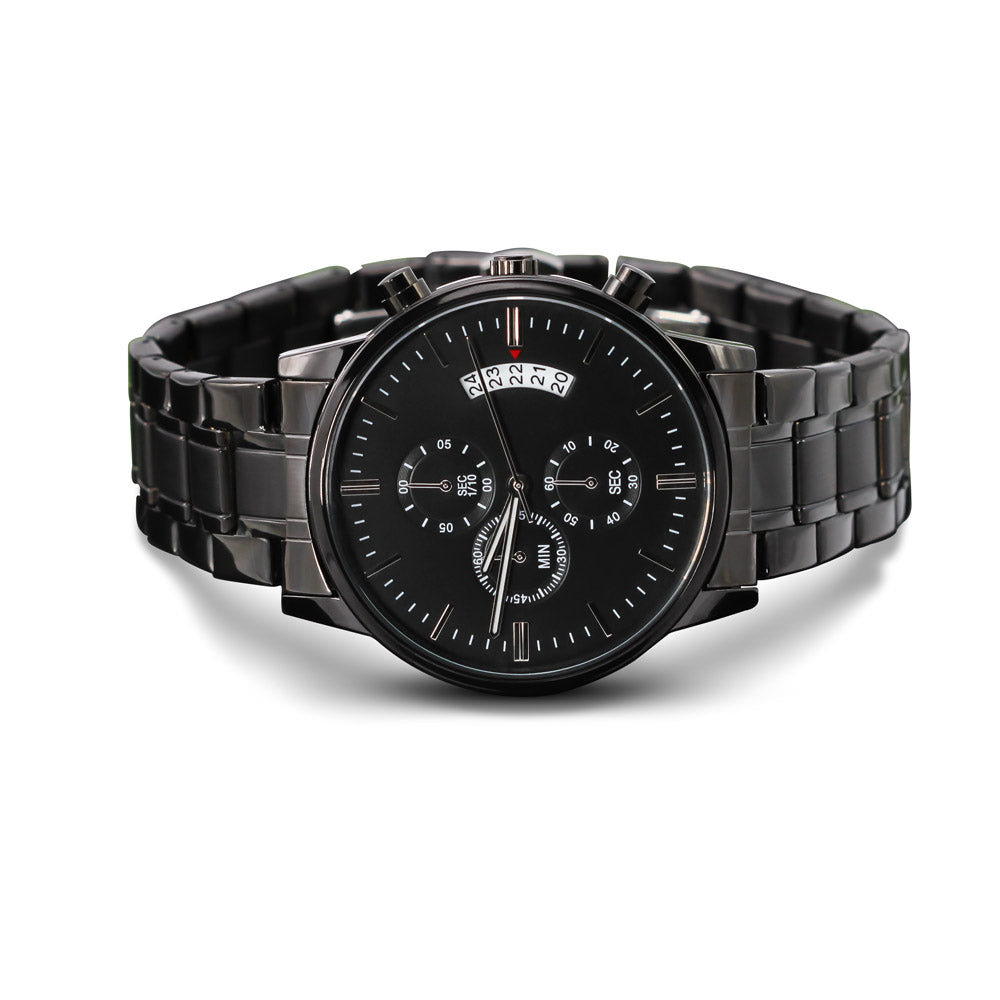 CUSTOM NAME ENGRAVED WATCH - THIS OLD LION - BRADLEY - ON CLOUD NINE GIFTS