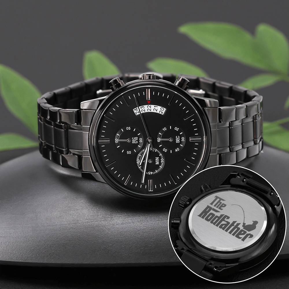 THE RODFATHER ENGRAVED WATCH GIFT SET - ON CLOUD NINE GIFTS