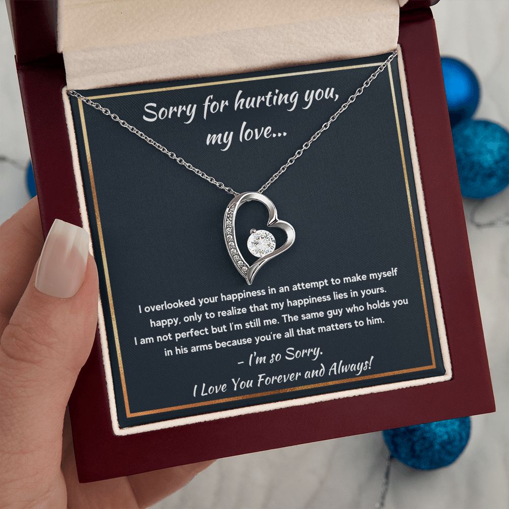 im sorry gifts for her gift card for women apology gifts for her please forgive me jewerly im sorry card apology card i love you necklace - ON CLOUD NINE GIFTS