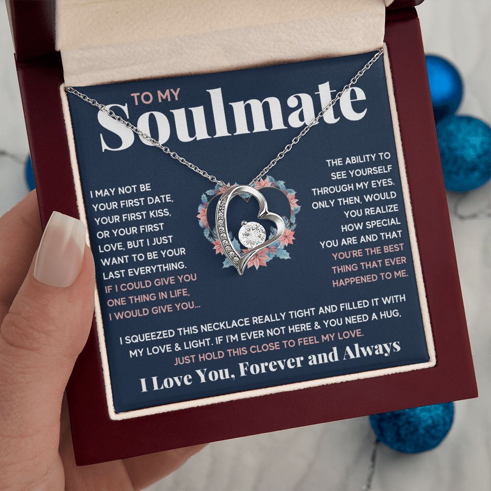 couples necklace to my wife birthday love gifts gift for girlfriend to my soulmate necklace for women gift ideas womens jewelry - ON CLOUD NINE GIFTS