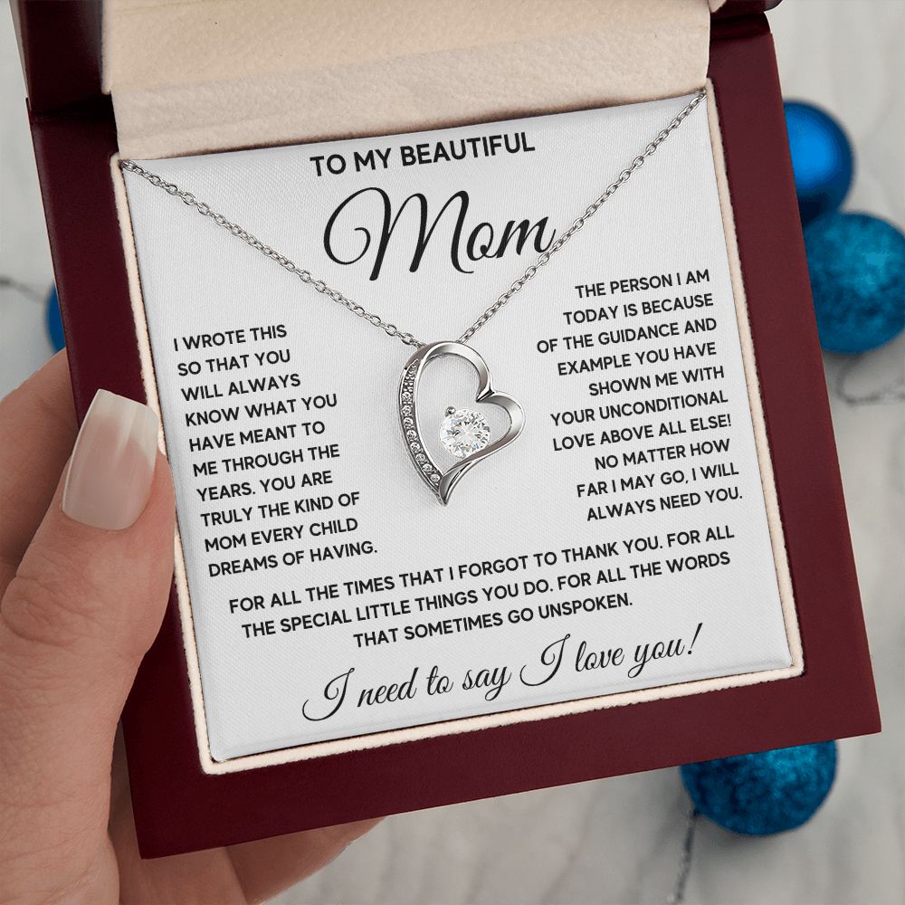 gifts for moms birthday mom christmas gifts mom and daughter necklace mom and son necklace mother daughter jewelry - ON CLOUD NINE GIFTS