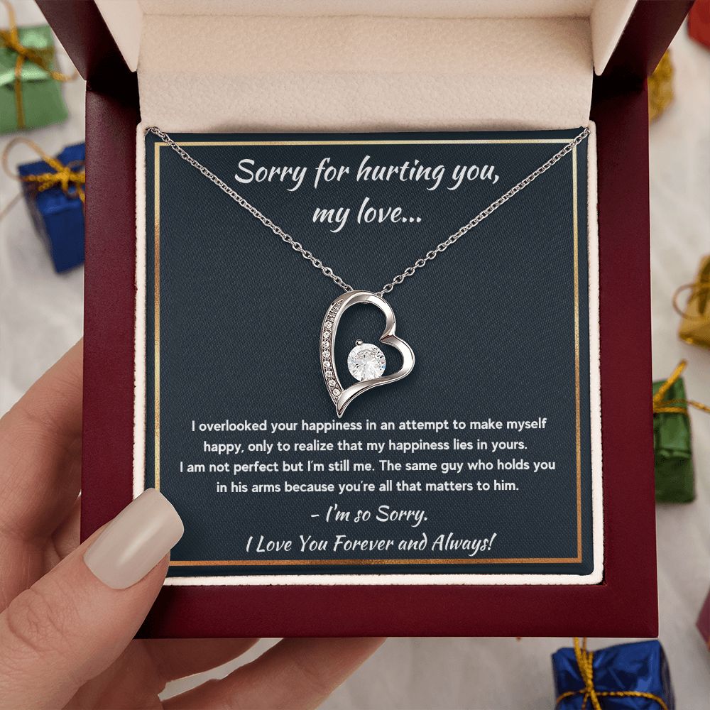 im sorry gifts for her gift card for women apology gifts for her please forgive me jewerly im sorry card apology card i love you necklace - ON CLOUD NINE GIFTS