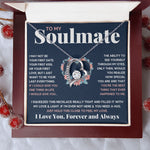 couples necklace to my wife birthday love gifts gift for girlfriend to my soulmate necklace for women gift ideas womens jewelry - ON CLOUD NINE GIFTS