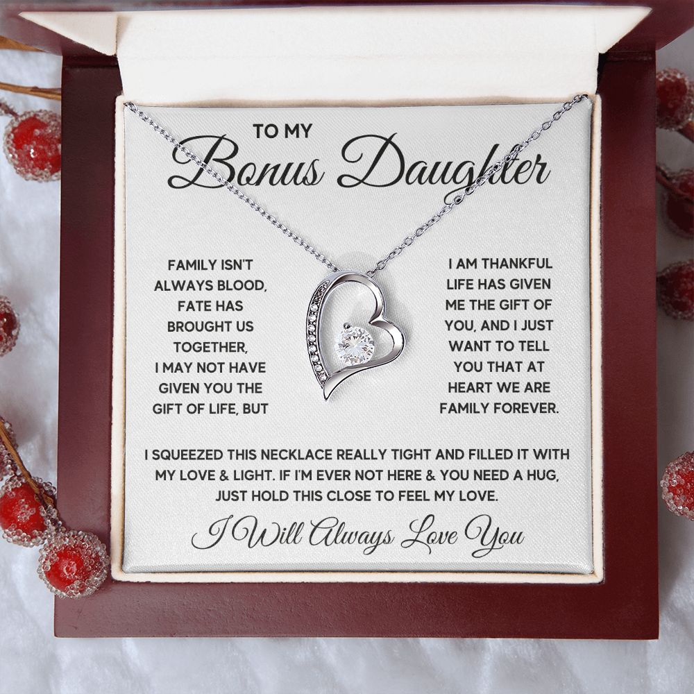 Like a daughter to me Stepdaughter jewelry Adopted Daughter Gifts Goddaughter Wedding Present - ON CLOUD NINE GIFTS