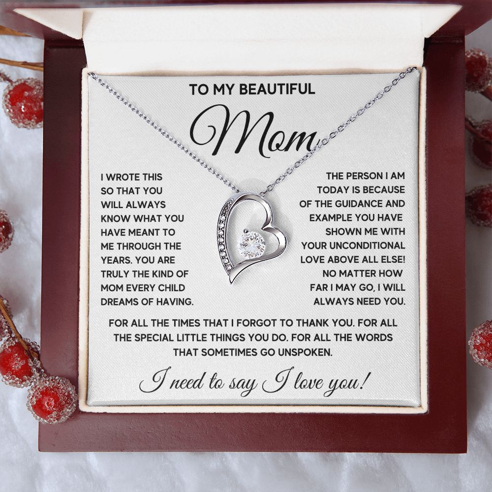 gifts for moms birthday mom christmas gifts mom and daughter necklace mom and son necklace mother daughter jewelry - ON CLOUD NINE GIFTS