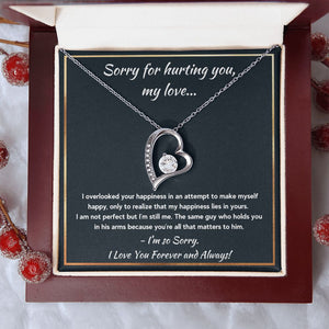 im sorry gifts for her gift card for women apology gifts for her please forgive me jewerly im sorry card apology card i love you necklace - ON CLOUD NINE GIFTS