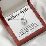 promise necklace for her fiance gifts for her necklaces for couples love necklace soulmate jewelry future wife necklace womens jewelry - ON CLOUD NINE GIFTS