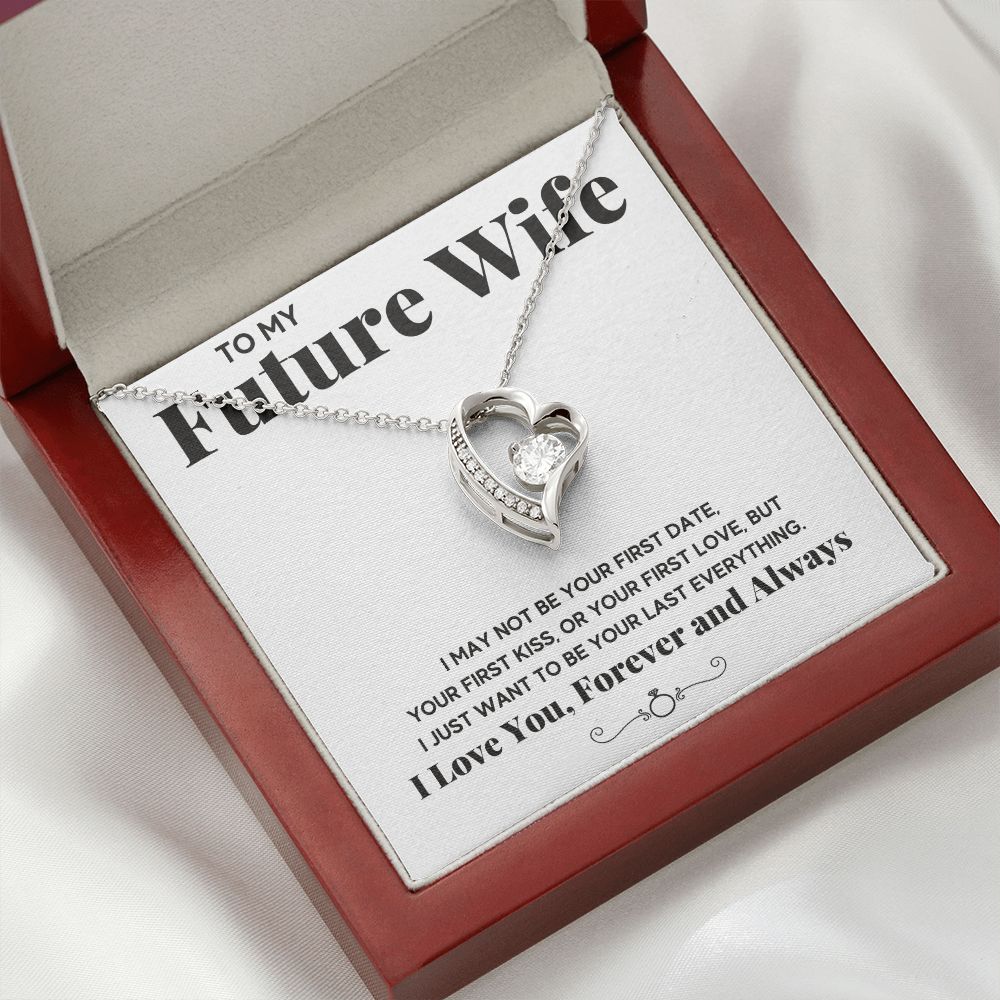 promise necklace for her fiance gifts for her necklaces for couples love necklace soulmate jewelry future wife necklace womens jewelry - ON CLOUD NINE GIFTS