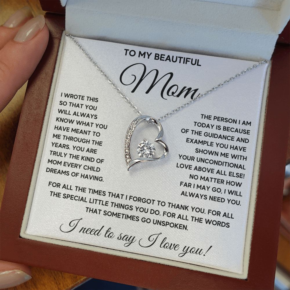 gifts for moms birthday mom christmas gifts mom and daughter necklace mom and son necklace mother daughter jewelry - ON CLOUD NINE GIFTS