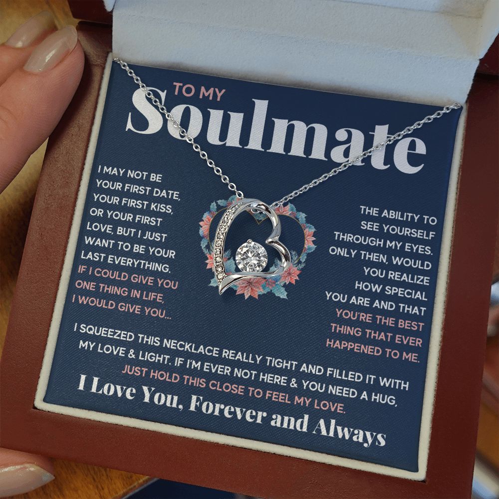 couples necklace to my wife birthday love gifts gift for girlfriend to my soulmate necklace for women gift ideas womens jewelry - ON CLOUD NINE GIFTS