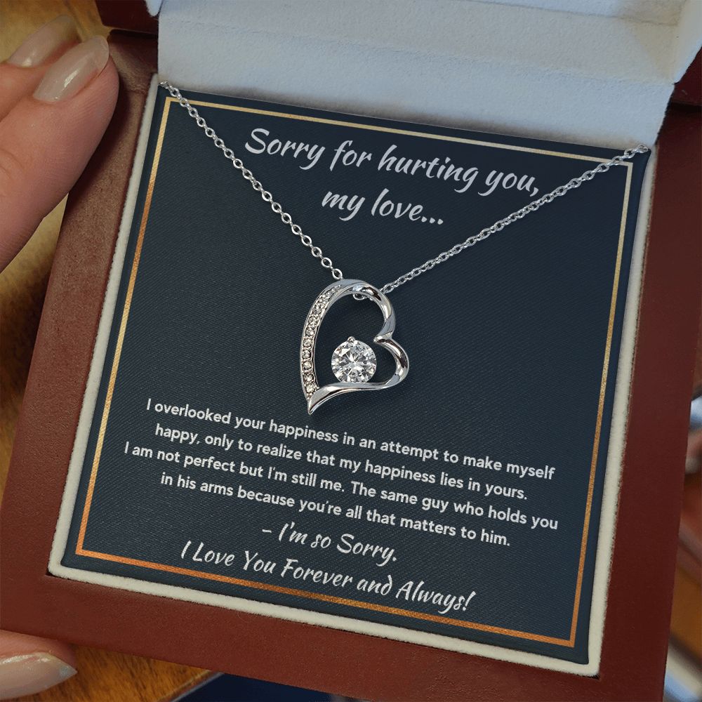 im sorry gifts for her gift card for women apology gifts for her please forgive me jewerly im sorry card apology card i love you necklace - ON CLOUD NINE GIFTS