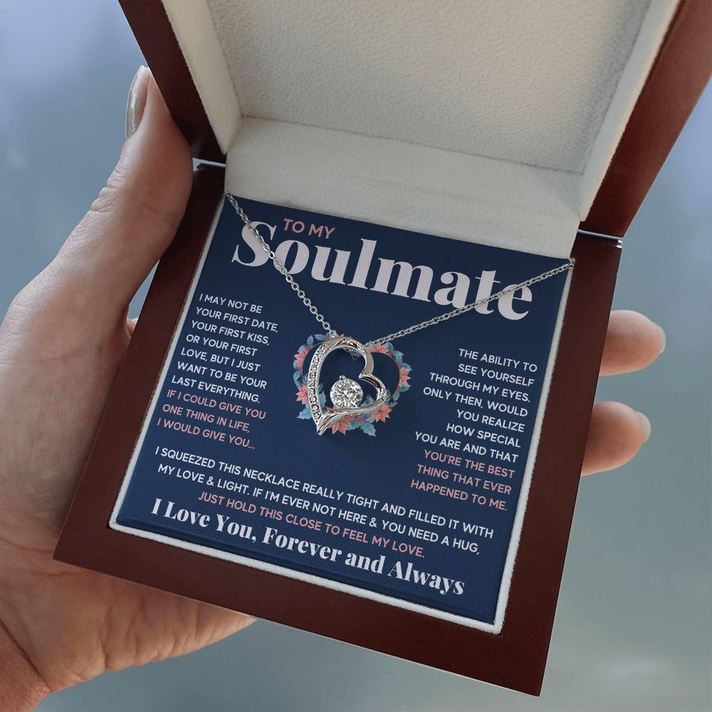 couples necklace to my wife birthday love gifts gift for girlfriend to my soulmate necklace for women gift ideas womens jewelry - ON CLOUD NINE GIFTS