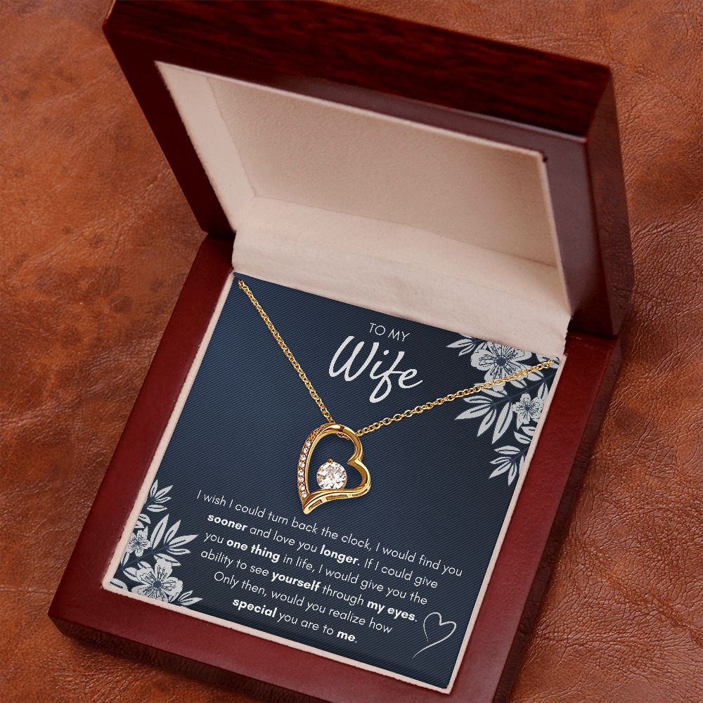 Gift For My Best Wife Ever, Gifts For Wife Birthday Gifts From Husband Necklace Valentines Day Find You Sooner Jewelry Box Pendant Personalized Custom Made Romantic - ON CLOUD NINE GIFTS