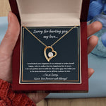 im sorry gifts for her gift card for women apology gifts for her please forgive me jewerly im sorry card apology card i love you necklace - ON CLOUD NINE GIFTS