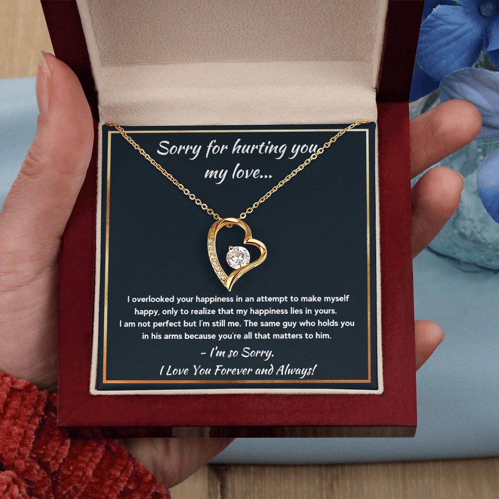 im sorry gifts for her gift card for women apology gifts for her please forgive me jewerly im sorry card apology card i love you necklace - ON CLOUD NINE GIFTS