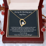 im sorry gifts for her gift card for women apology gifts for her please forgive me jewerly im sorry card apology card i love you necklace - ON CLOUD NINE GIFTS