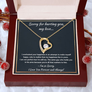 im sorry gifts for her gift card for women apology gifts for her please forgive me jewerly im sorry card apology card i love you necklace - ON CLOUD NINE GIFTS
