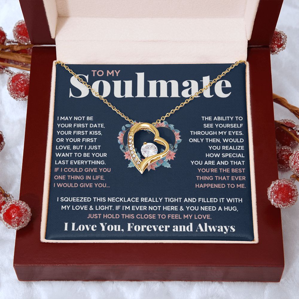 couples necklace to my wife birthday love gifts gift for girlfriend to my soulmate necklace for women gift ideas womens jewelry - ON CLOUD NINE GIFTS