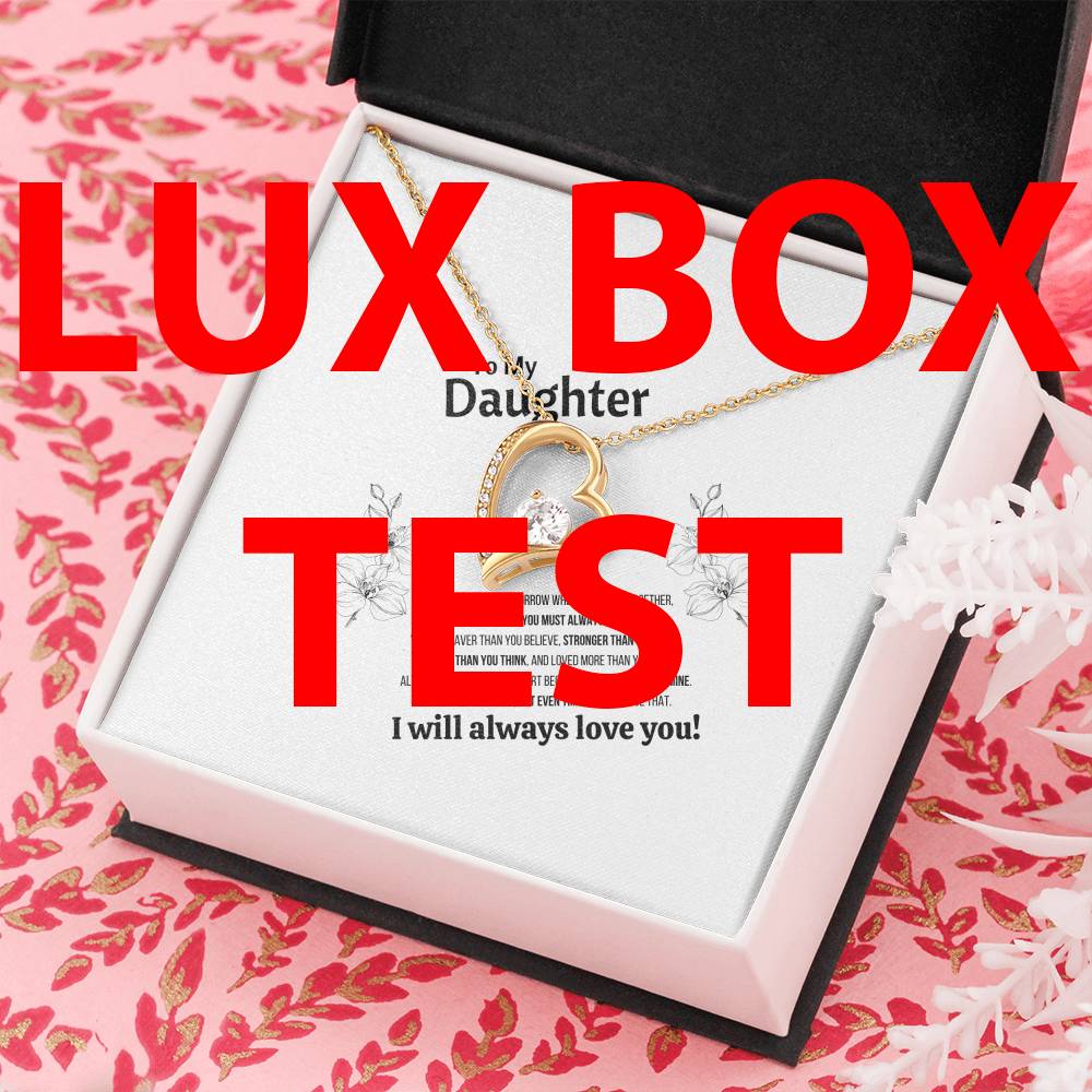 TO MY DAUGHTER "NOT EVEN TIME" FOREVER LOVE NECKLACE GIFT SET - ON CLOUD NINE GIFTS