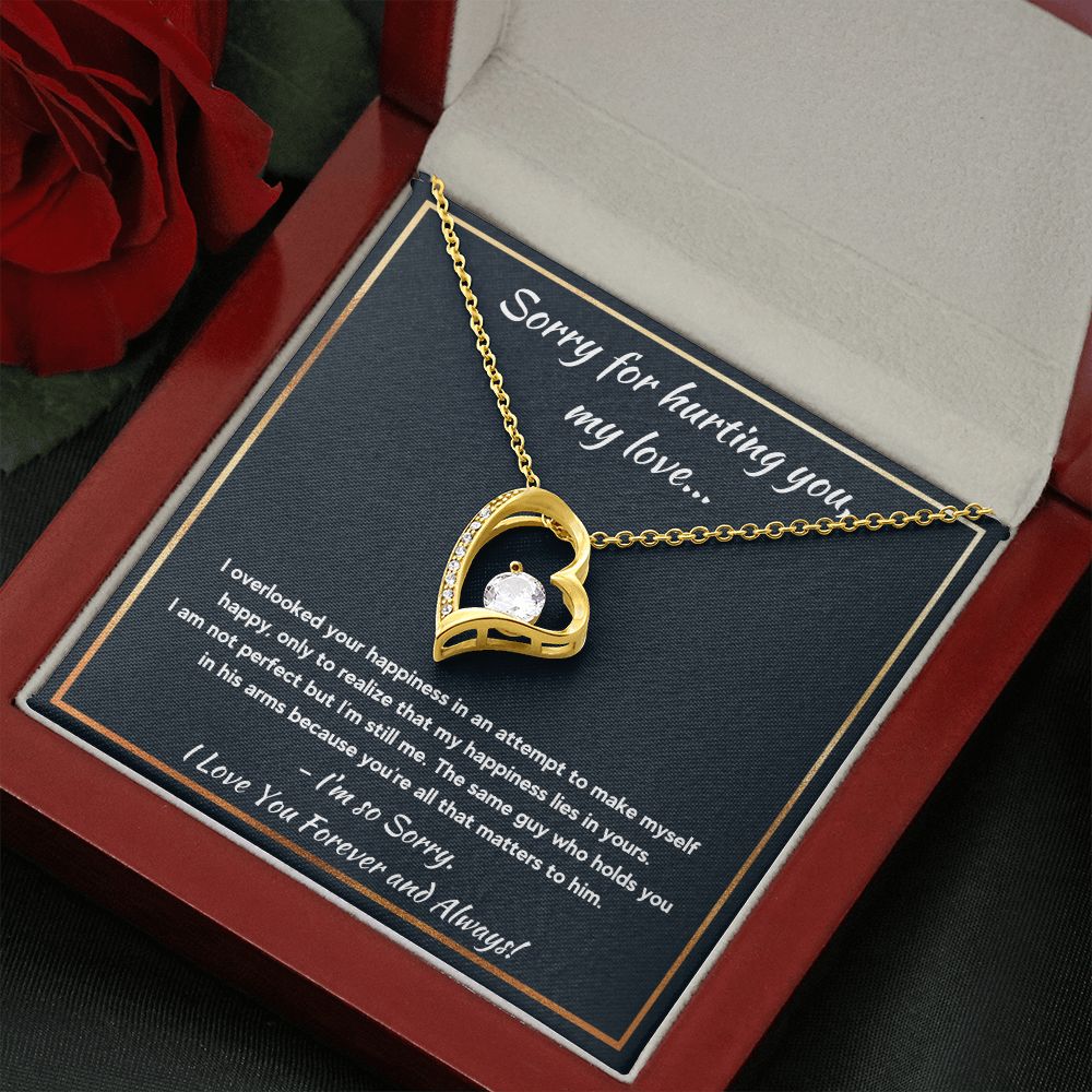 im sorry gifts for her gift card for women apology gifts for her please forgive me jewerly im sorry card apology card i love you necklace - ON CLOUD NINE GIFTS