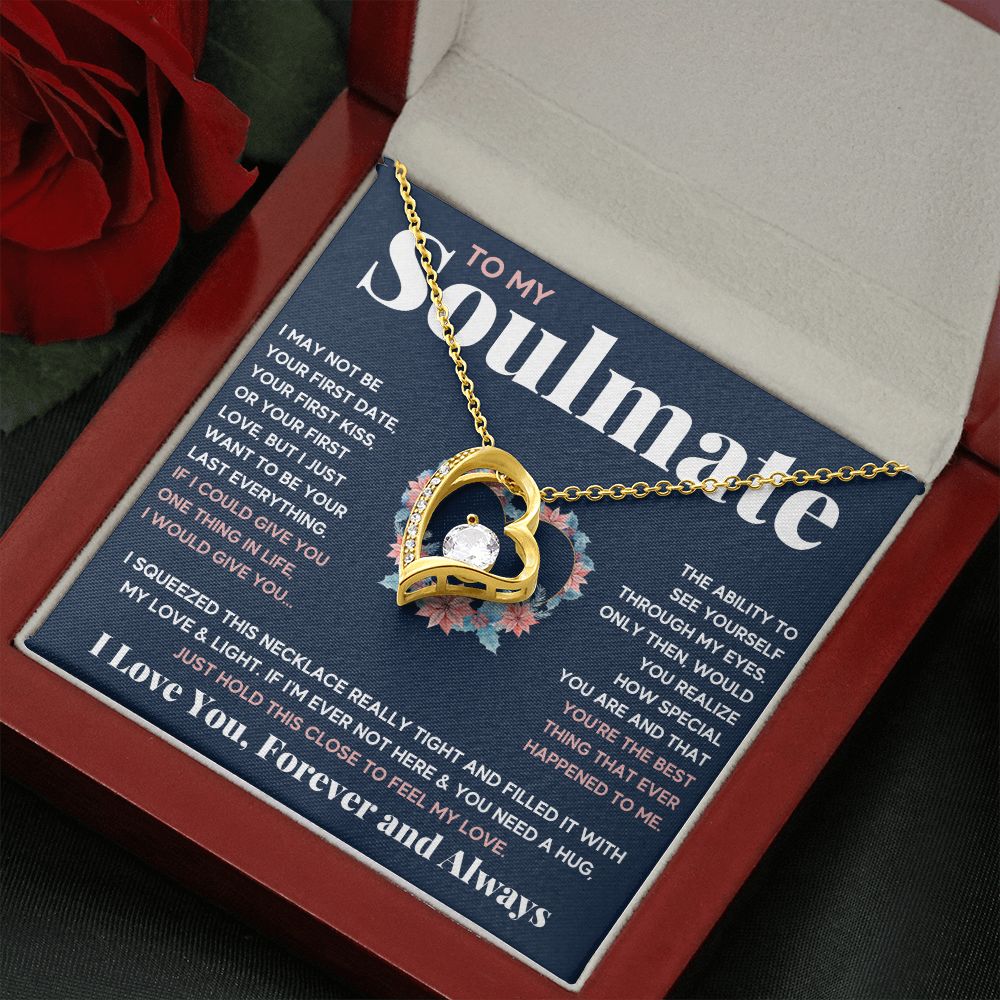 couples necklace to my wife birthday love gifts gift for girlfriend to my soulmate necklace for women gift ideas womens jewelry - ON CLOUD NINE GIFTS