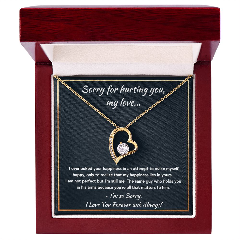 im sorry gifts for her gift card for women apology gifts for her please forgive me jewerly im sorry card apology card i love you necklace - ON CLOUD NINE GIFTS