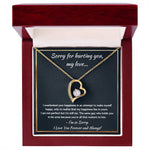 im sorry gifts for her gift card for women apology gifts for her please forgive me jewerly im sorry card apology card i love you necklace - ON CLOUD NINE GIFTS