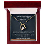 im sorry gifts for her gift card for women apology gifts for her please forgive me jewerly im sorry card apology card i love you necklace - ON CLOUD NINE GIFTS